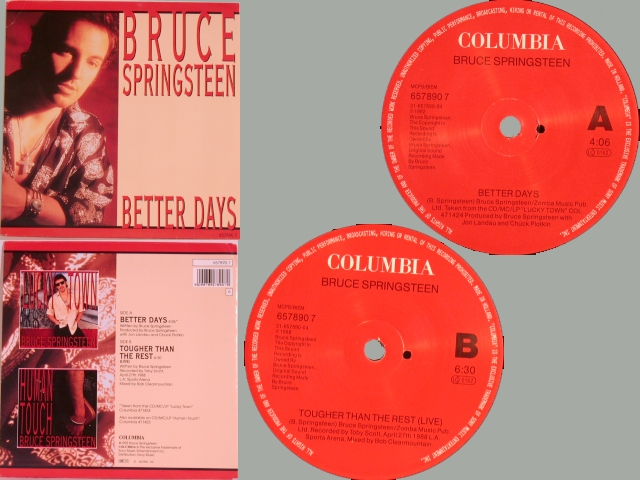 Bruce Springsteen - BETTER DAYS / TOUGHER THAN THE REST